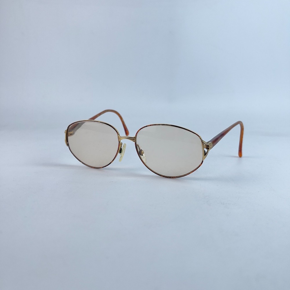 Christian Dior 285941 Women's Eyeglasses Brown Plastic Full Rim 56-15-135 mm